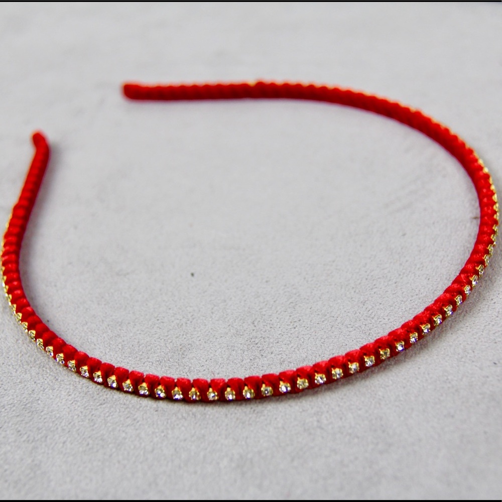 Slim Headbands with Rhinestones